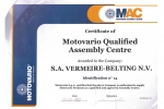 Certification Motovario